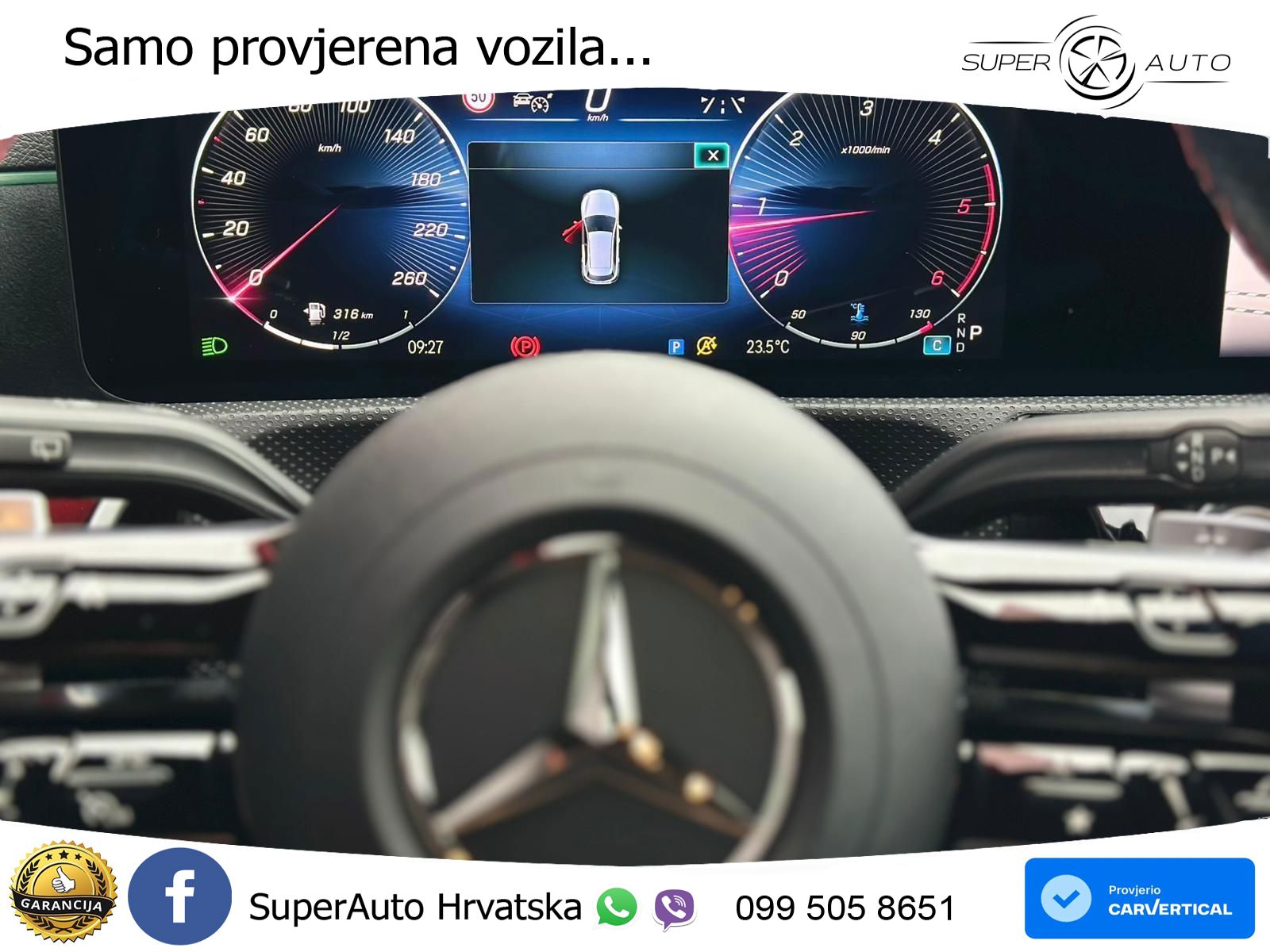 Mercedes-Benz A 200d 8G-DCT AMG LED+GR SJED+ACC