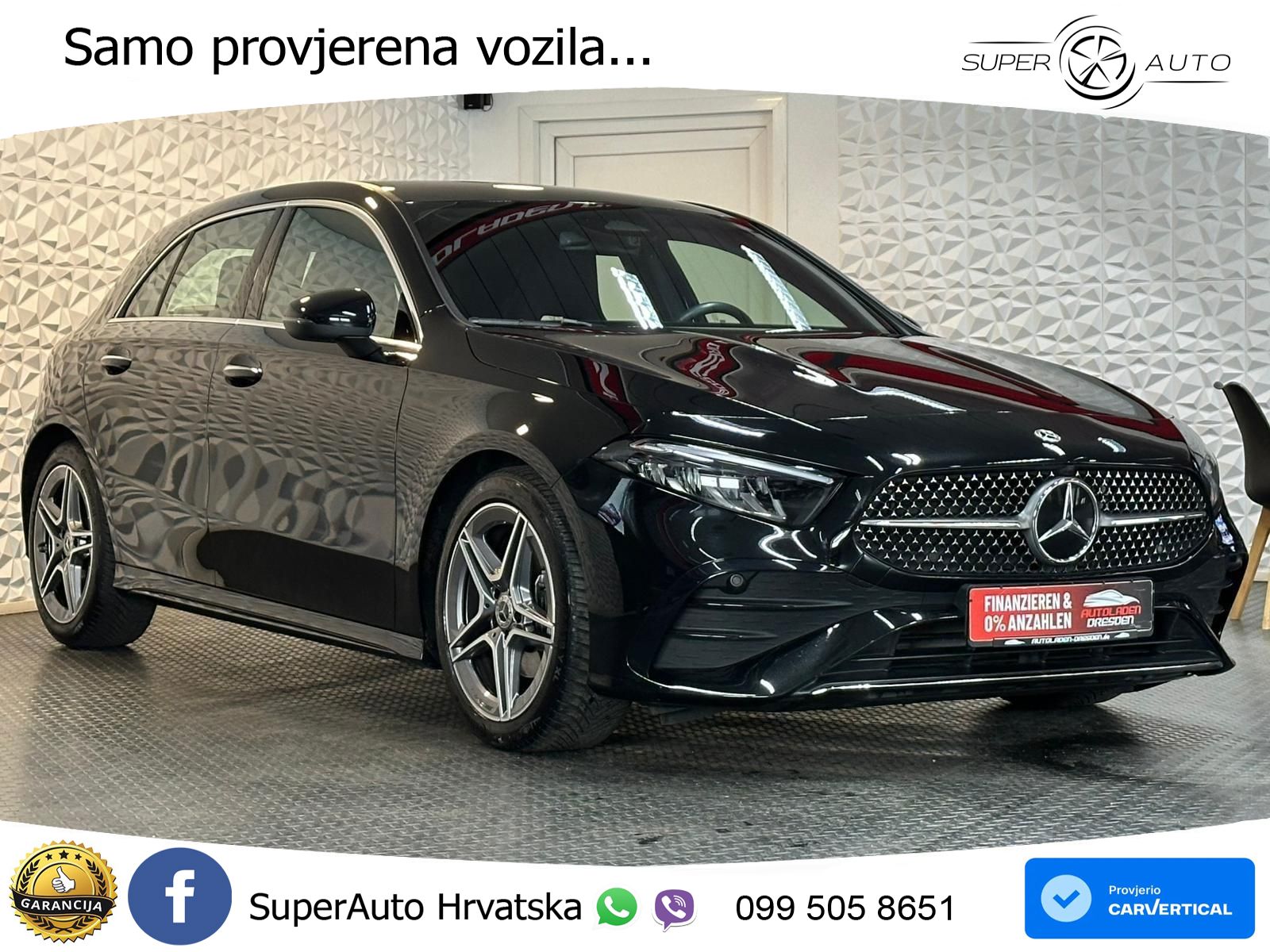 Mercedes-Benz A 200d 8G-DCT AMG LED+GR SJED+ACC