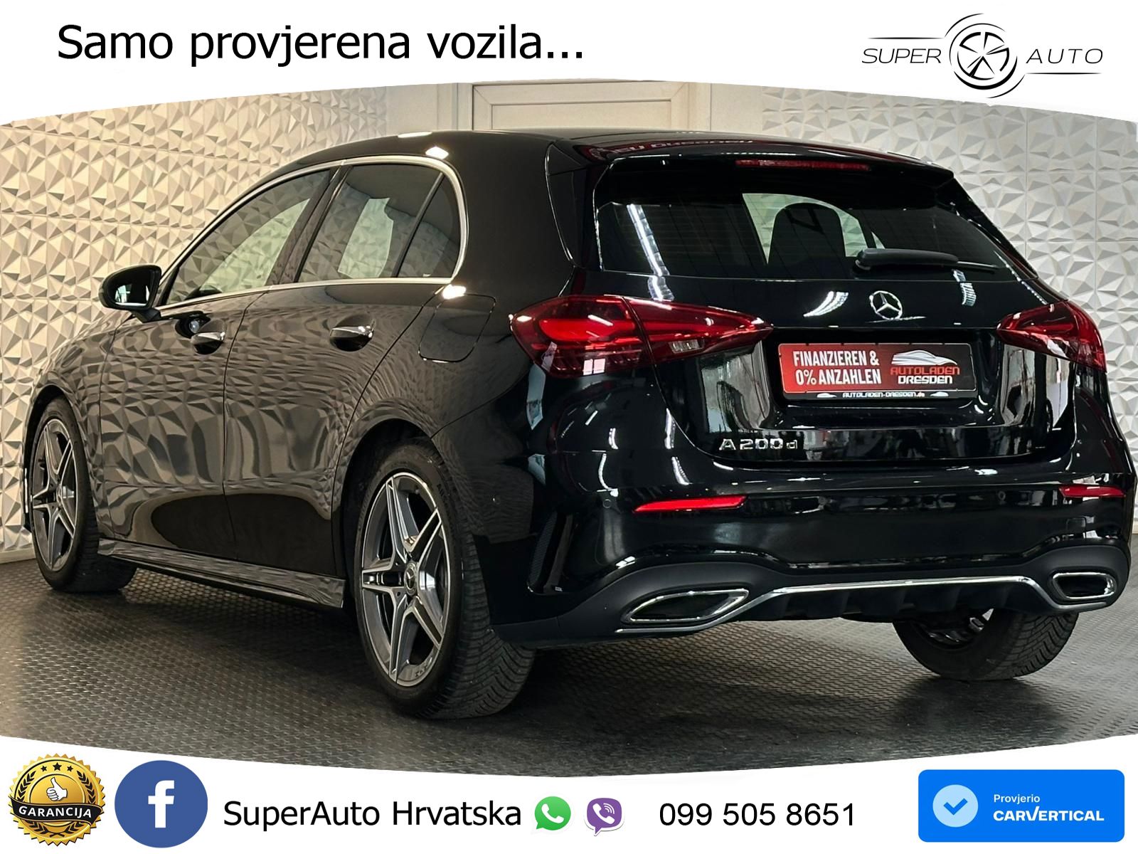 Mercedes-Benz A 200d 8G-DCT AMG LED+GR SJED+ACC