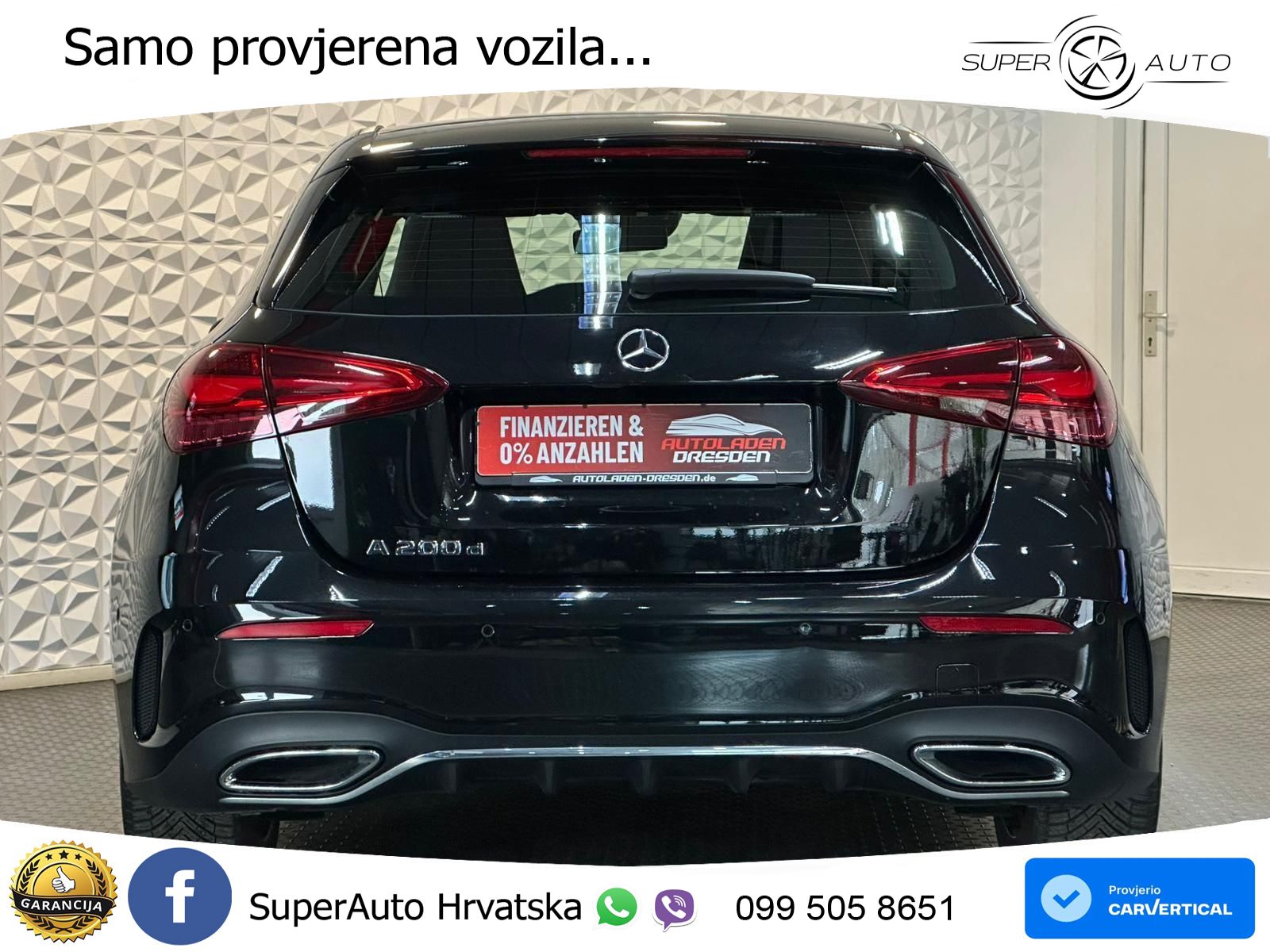 Mercedes-Benz A 200d 8G-DCT AMG LED+GR SJED+ACC