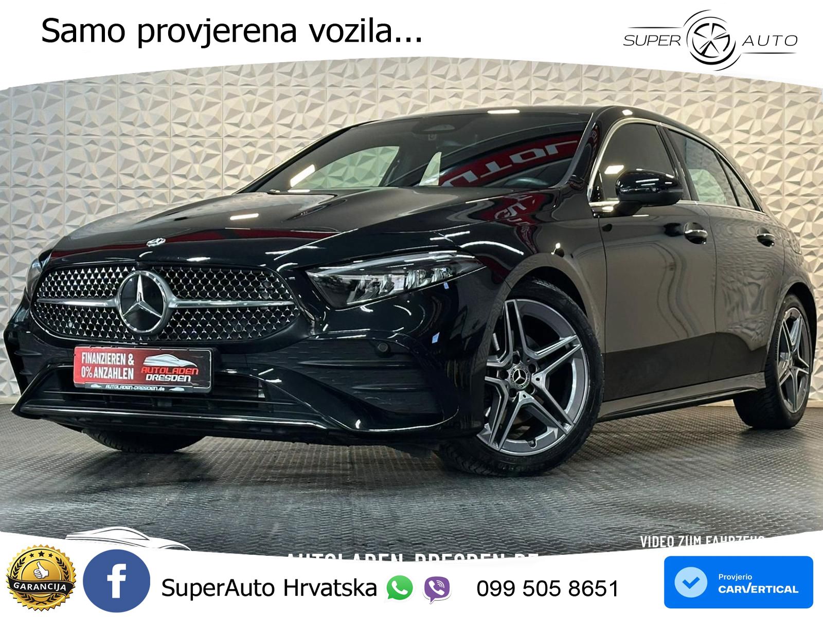 Mercedes-Benz A 200d 8G-DCT AMG LED+GR SJED+ACC