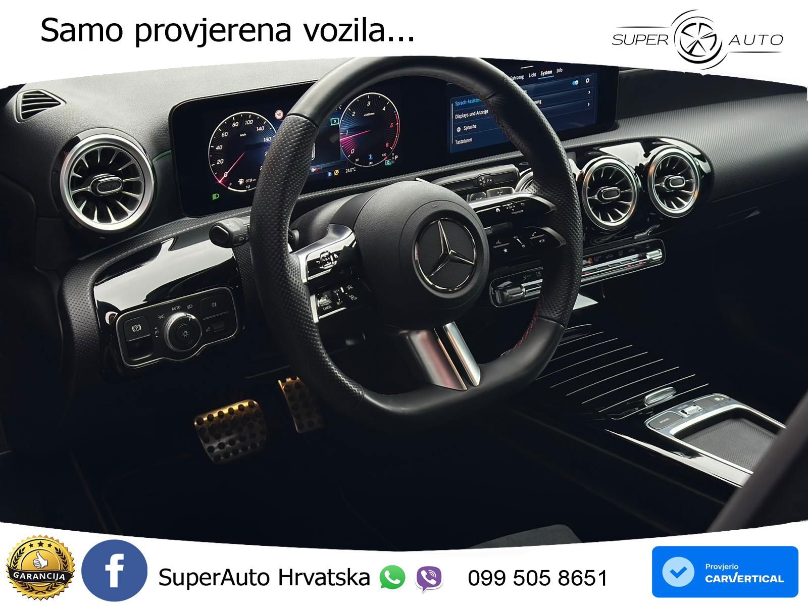 Mercedes-Benz A 200d 8G-DCT AMG LED+GR SJED+ACC