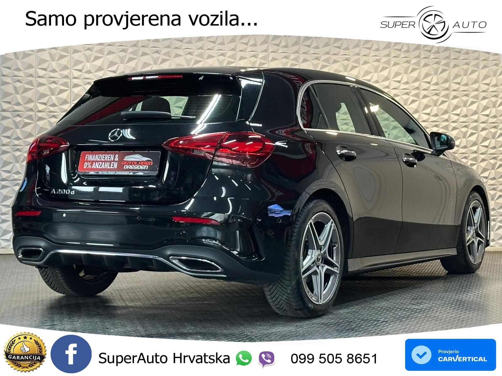 Mercedes-Benz A 200d 8G-DCT AMG LED+GR SJED+ACC