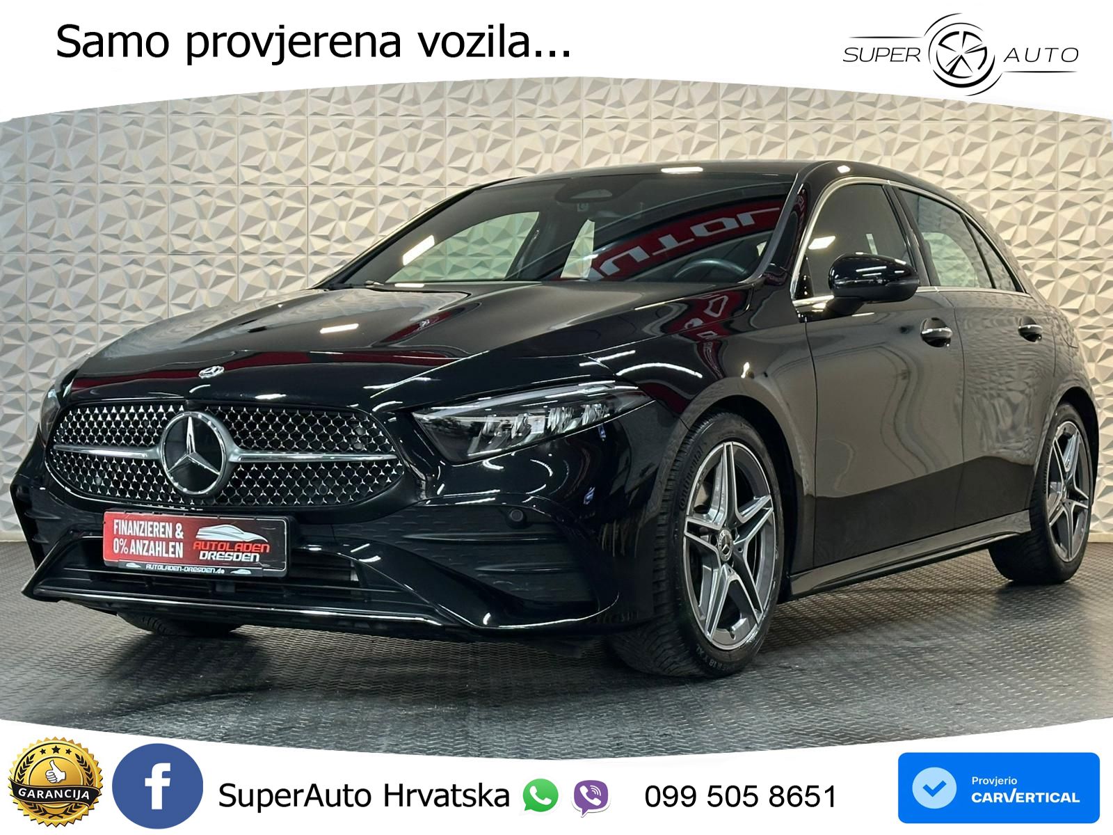 Mercedes-Benz A 200d 8G-DCT AMG LED+GR SJED+ACC