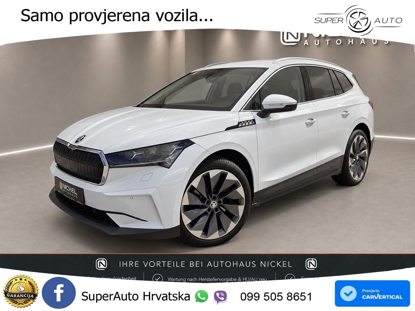 Škoda Enyaq iV 80 82 kWh (204 KS) Suite LED+GR SJED+ACC