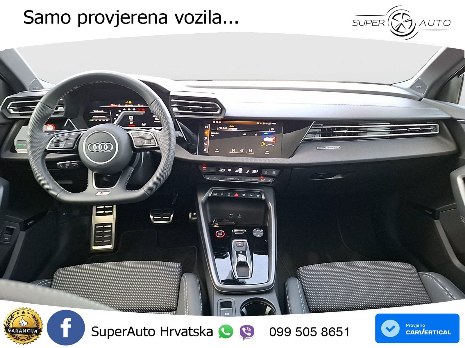 Audi S3 Limuzina 2.0 TFSI (333 KS) quattro S tronic MATRIX+GR SJED+KAM