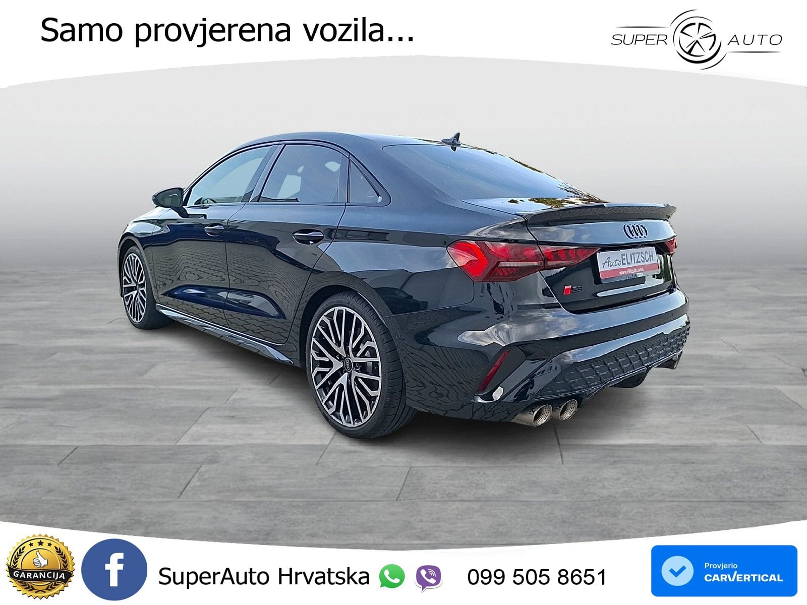 Audi S3 Limuzina 2.0 TFSI (333 KS) quattro S tronic MATRIX+GR SJED+KAM