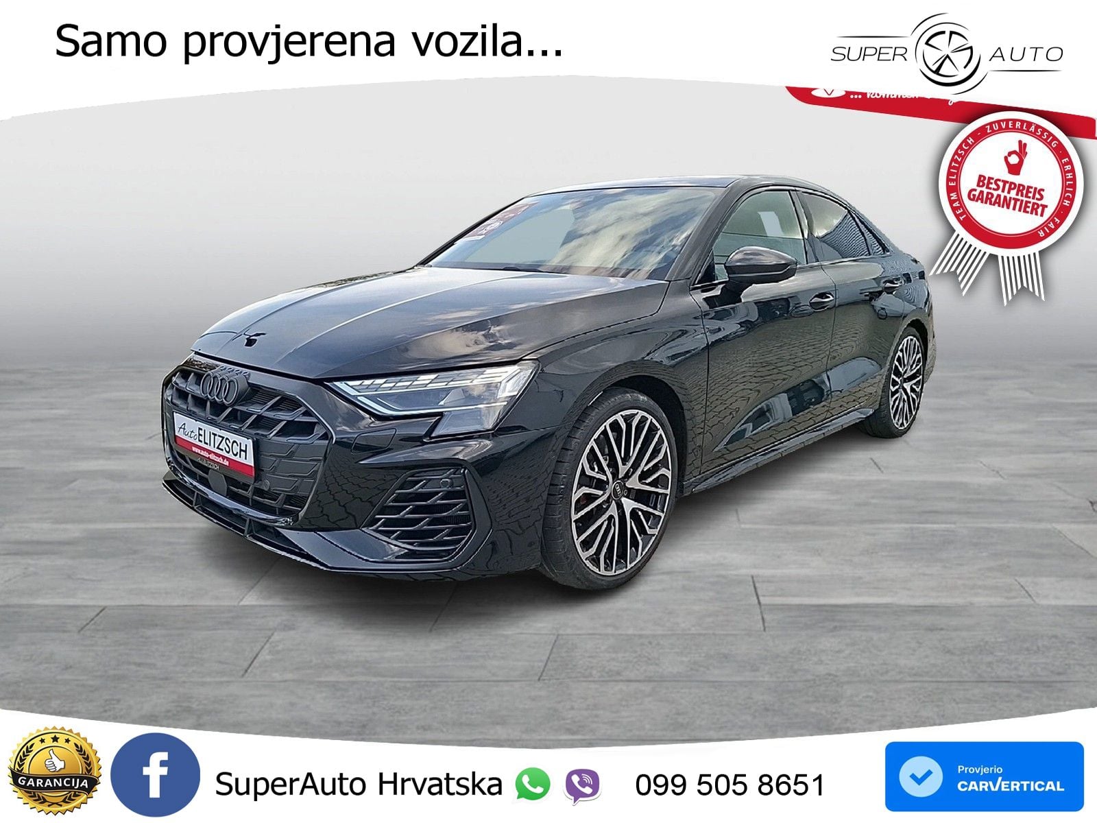 Audi S3 Limuzina 2.0 TFSI (333 KS) quattro S tronic MATRIX+GR SJED+KAM