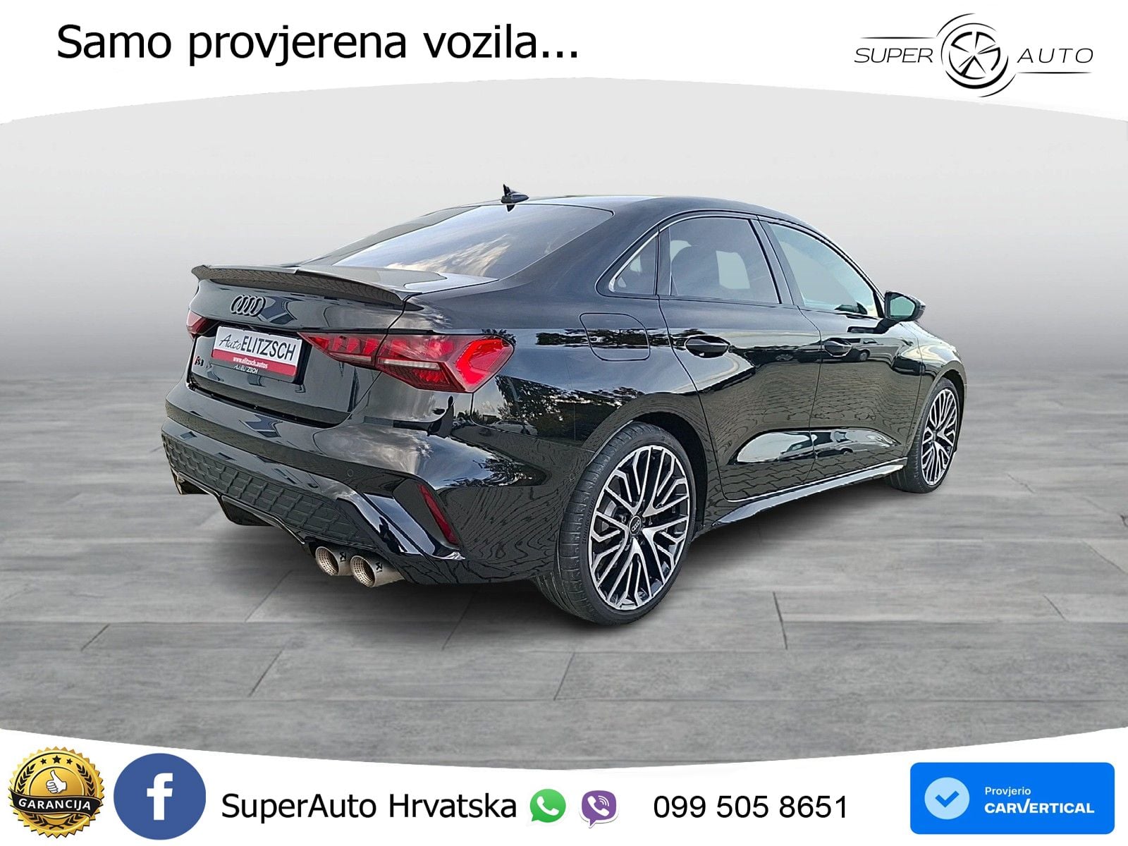 Audi S3 Limuzina 2.0 TFSI (333 KS) quattro S tronic MATRIX+GR SJED+KAM