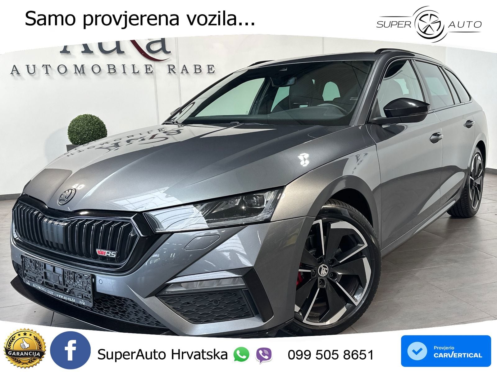 Škoda Octavia Combi RS 2.0 TDI (200 KS) 4x4 DSG