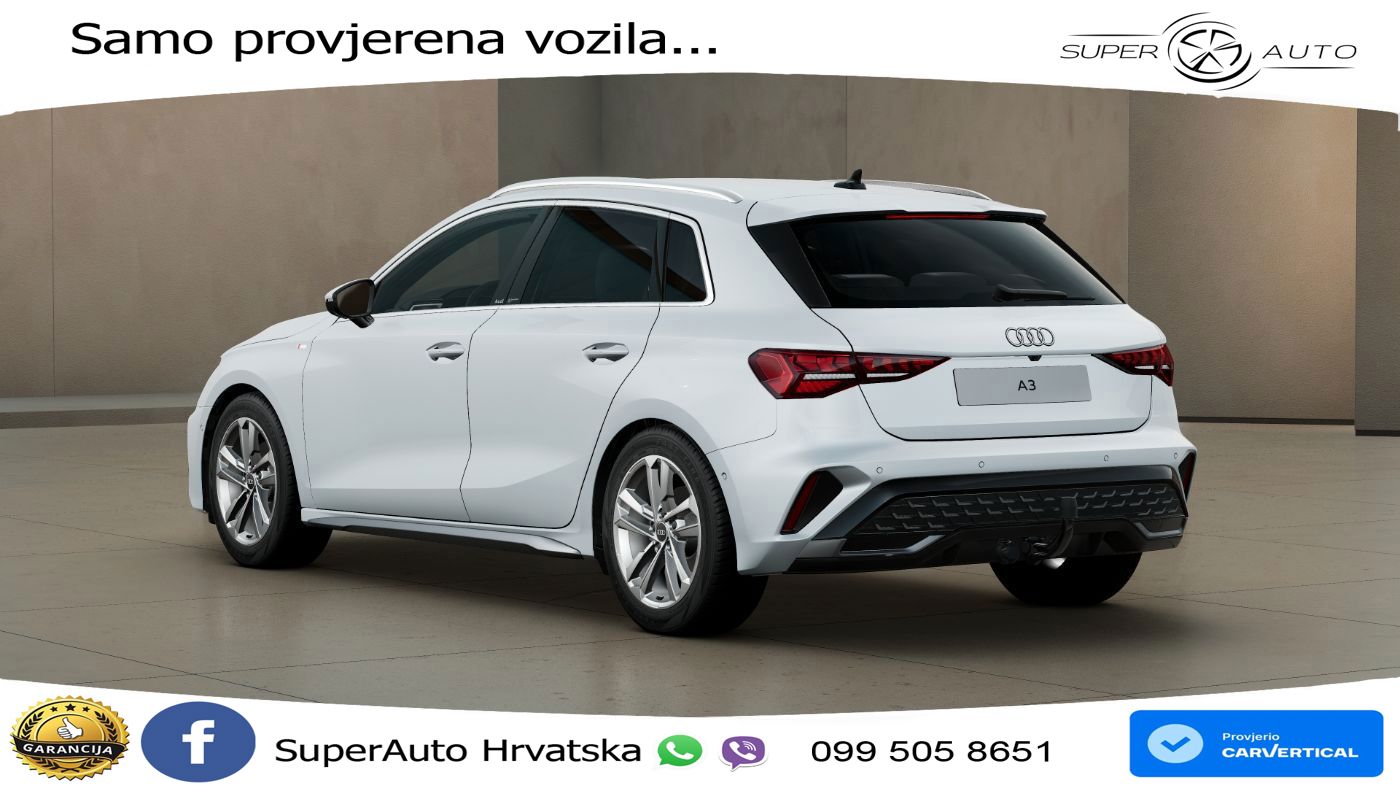 Audi A3 30 TFSI (116 KS) S line LED+GR SJED+ACC
