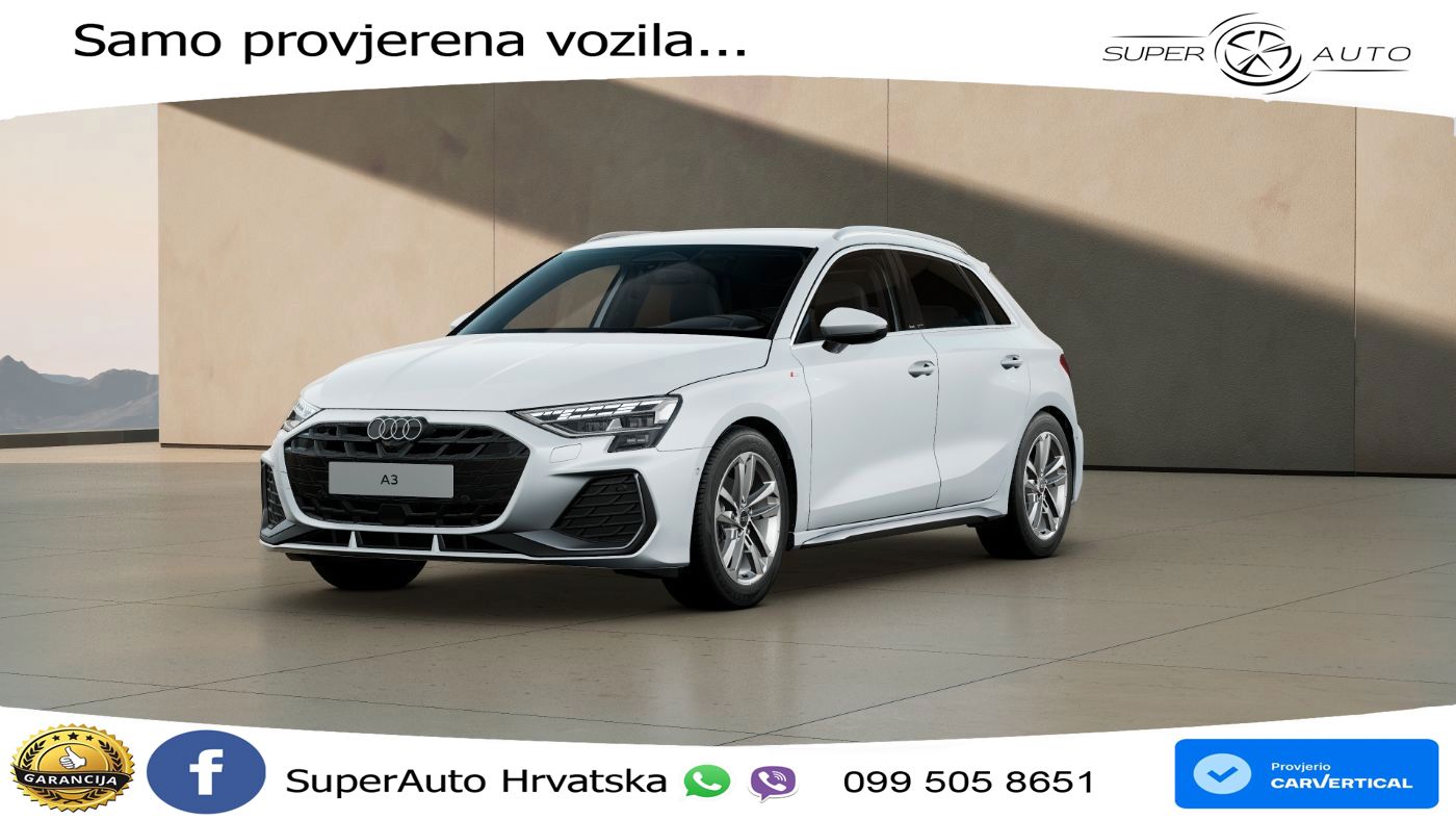 Audi A3 30 TFSI (116 KS) S line LED+GR SJED+ACC