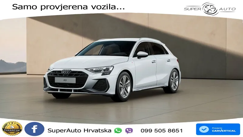 Audi A3 30 TFSI (116 KS) S line LED+GR SJED+ACC