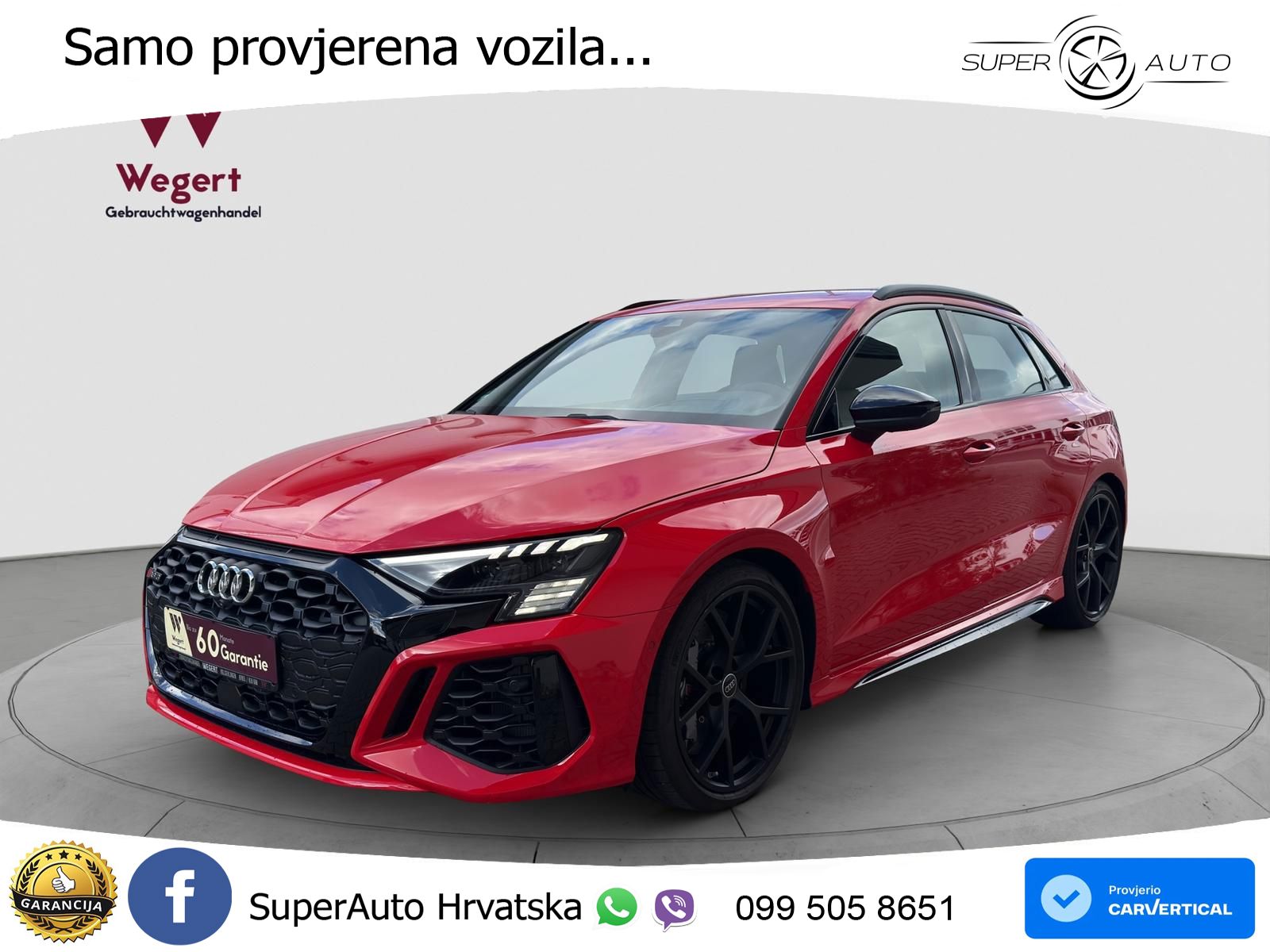 Audi RS3 Sedan 2.5 TFSI (400 KS) quattro S tronic LED+GR SJED+ACC