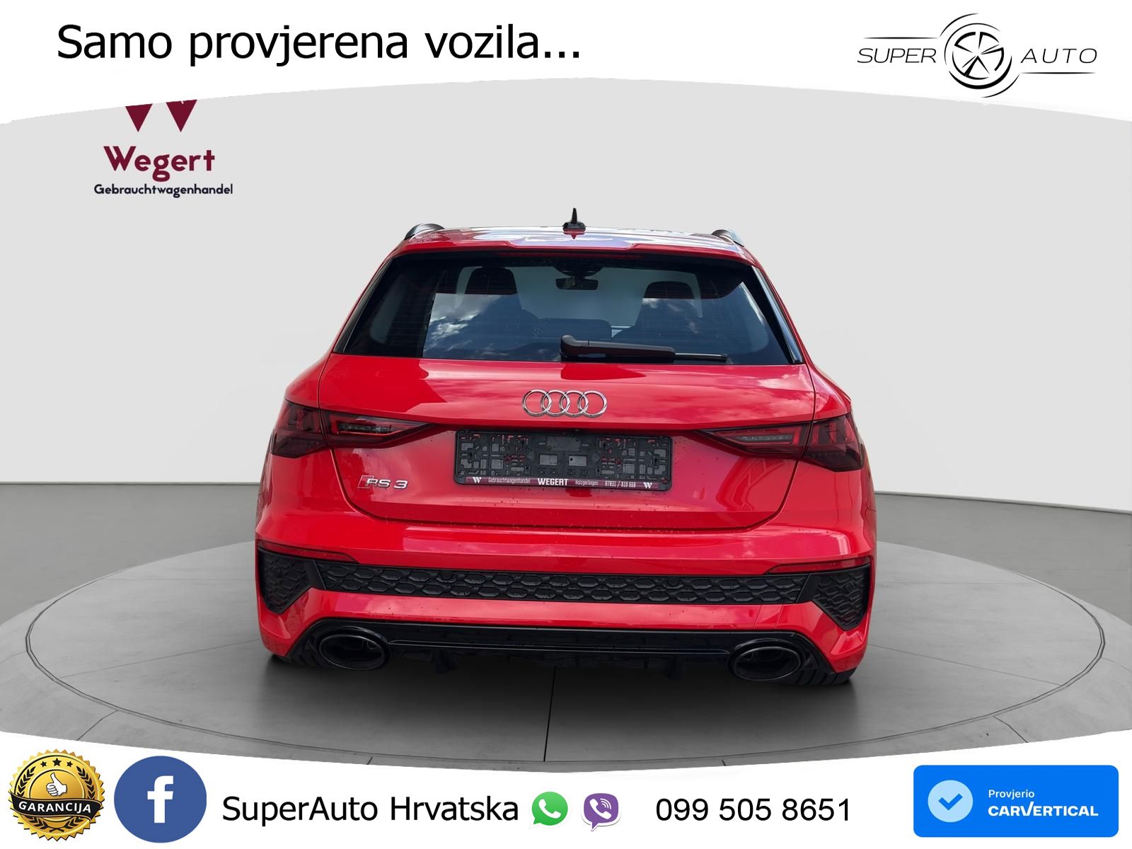 Audi RS3 Sedan 2.5 TFSI (400 KS) quattro S tronic LED+GR SJED+ACC