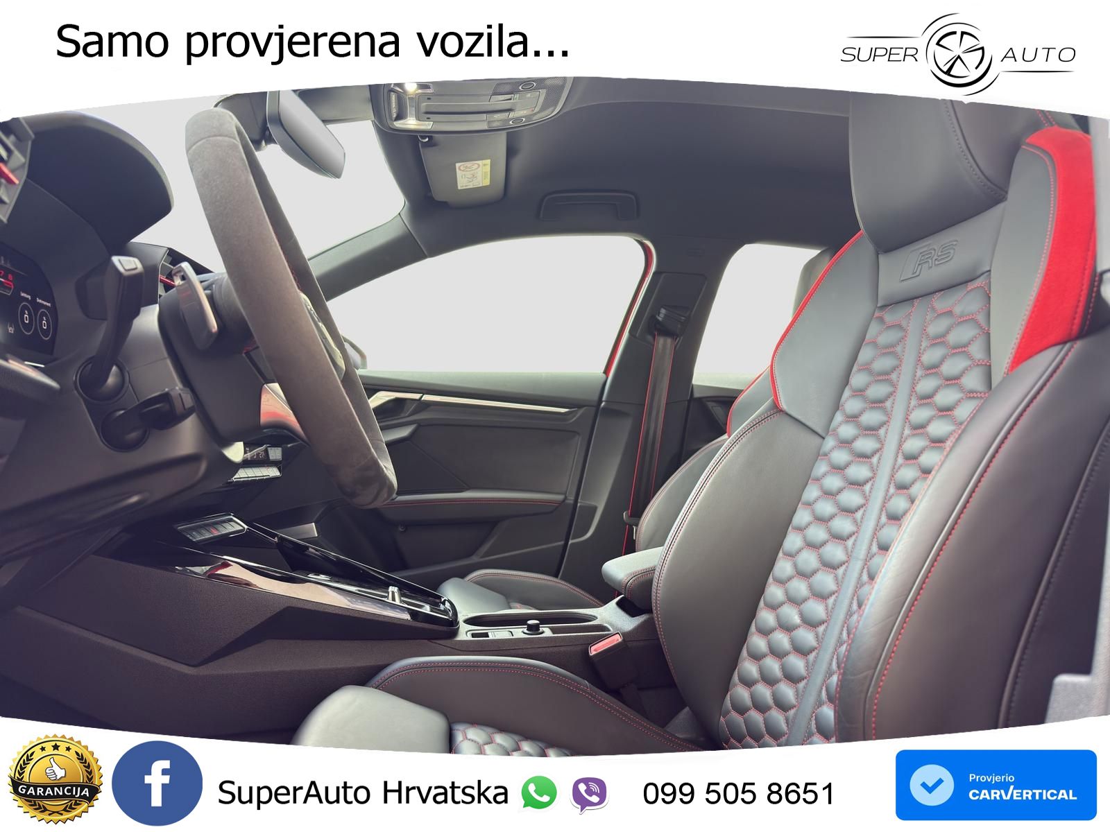 Audi RS3 Sedan 2.5 TFSI (400 KS) quattro S tronic LED+GR SJED+ACC