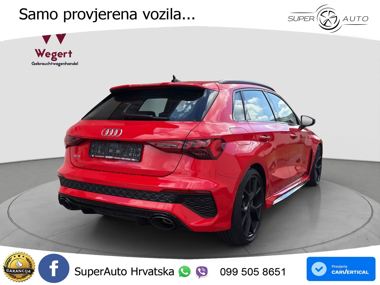 Audi RS3 Sedan 2.5 TFSI (400 KS) quattro S tronic LED+GR SJED+ACC