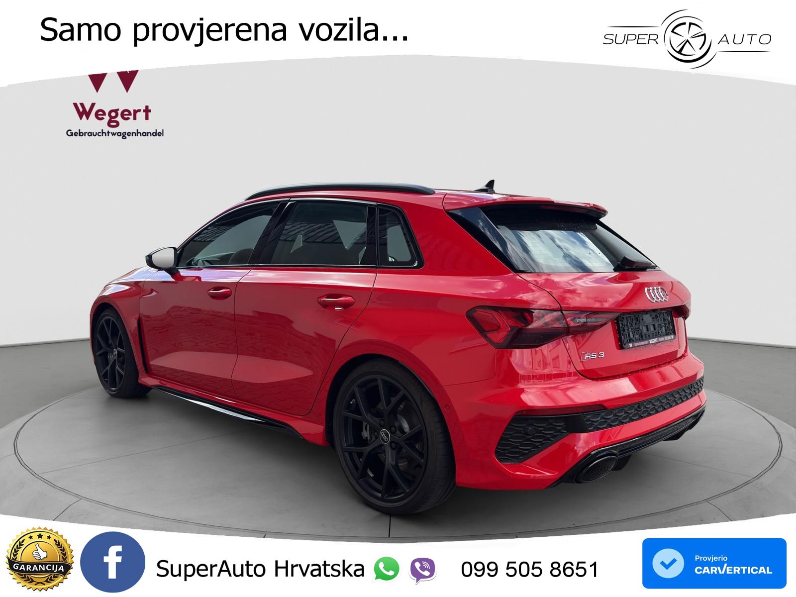 Audi RS3 Sedan 2.5 TFSI (400 KS) quattro S tronic LED+GR SJED+ACC