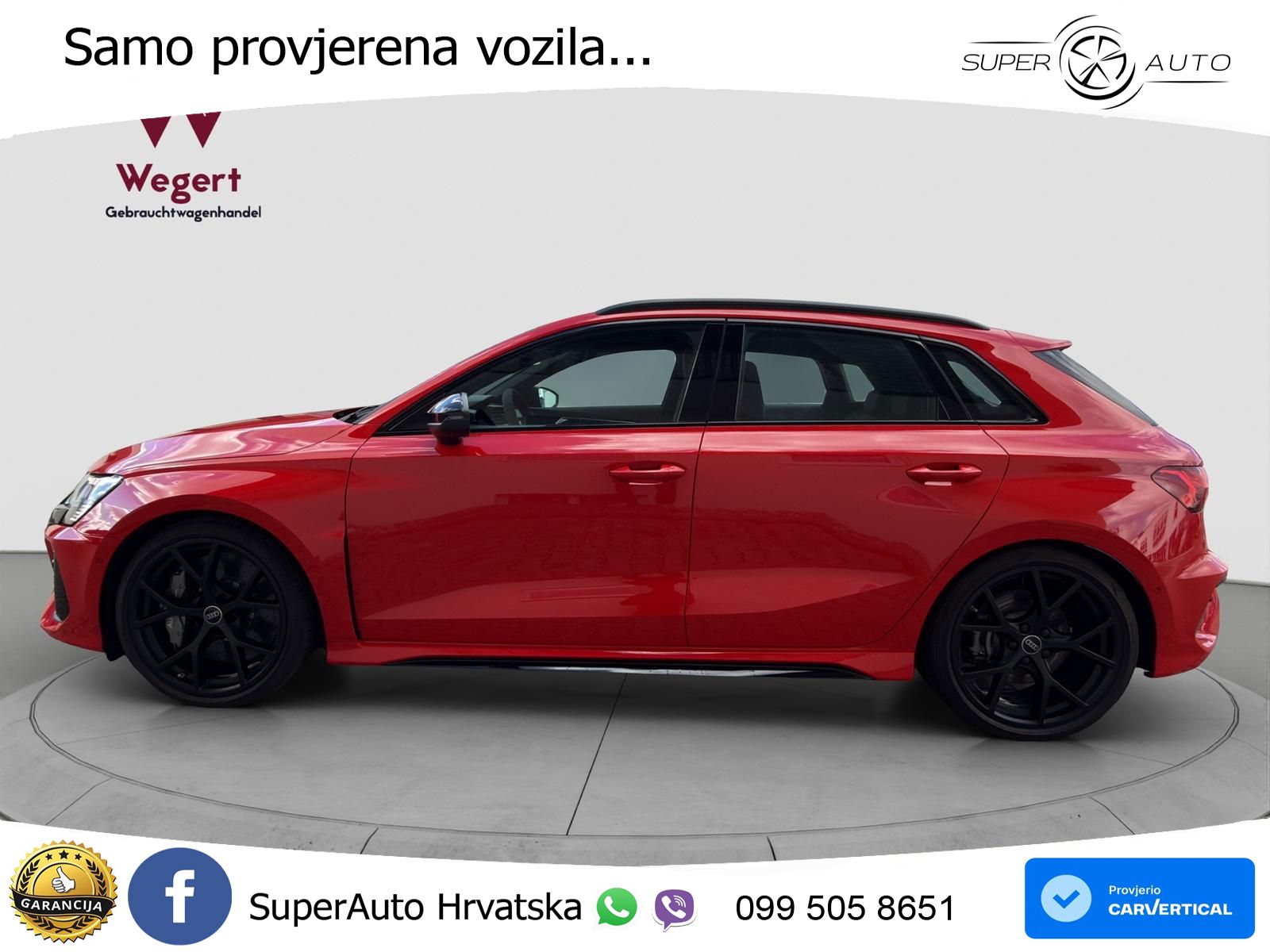 Audi RS3 Sedan 2.5 TFSI (400 KS) quattro S tronic LED+GR SJED+ACC