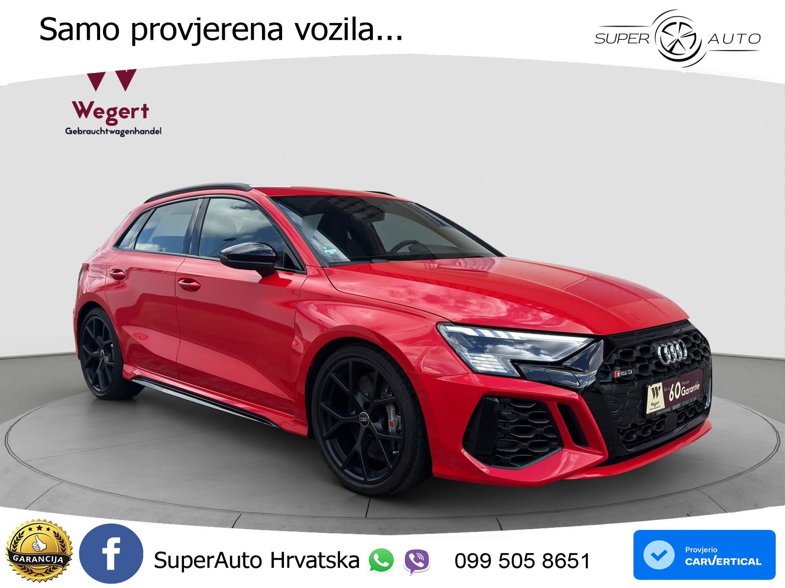 Audi RS3 Sedan 2.5 TFSI (400 KS) quattro S tronic LED+GR SJED+ACC
