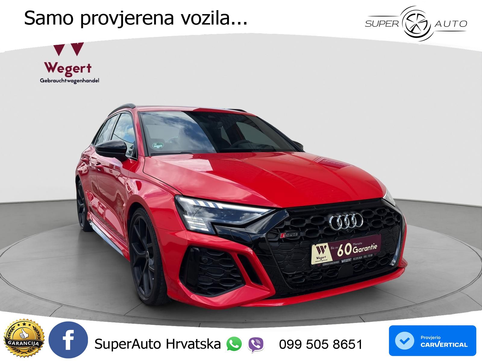 Audi RS3 Sedan 2.5 TFSI (400 KS) quattro S tronic LED+GR SJED+ACC