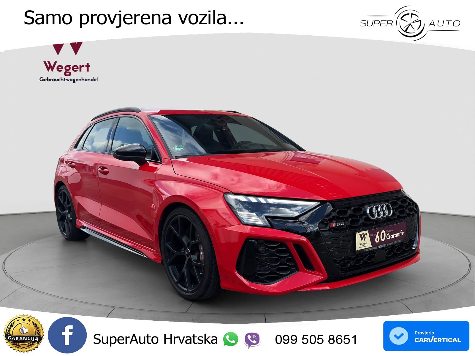 Audi RS3 Sedan 2.5 TFSI (400 KS) quattro S tronic LED+GR SJED+ACC