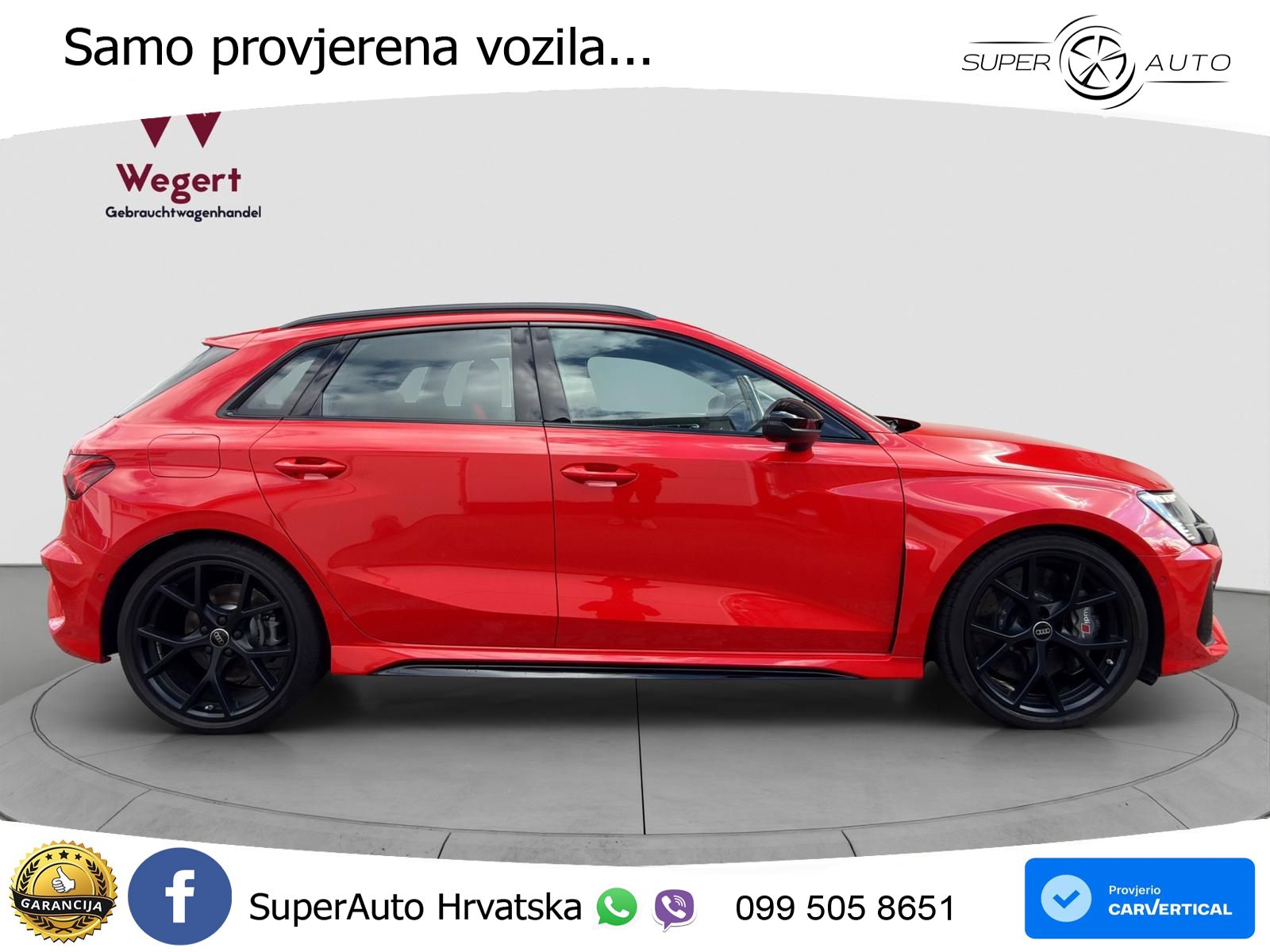 Audi RS3 Sedan 2.5 TFSI (400 KS) quattro S tronic LED+GR SJED+ACC