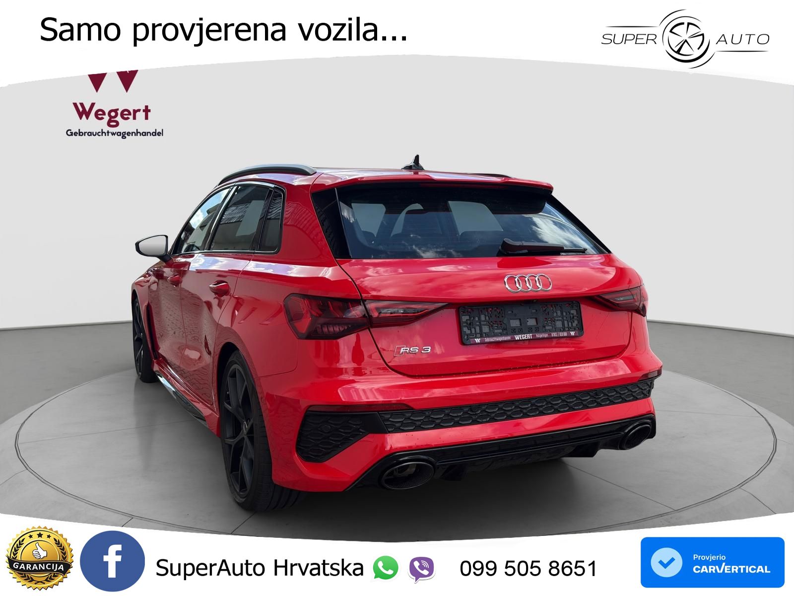 Audi RS3 Sedan 2.5 TFSI (400 KS) quattro S tronic LED+GR SJED+ACC
