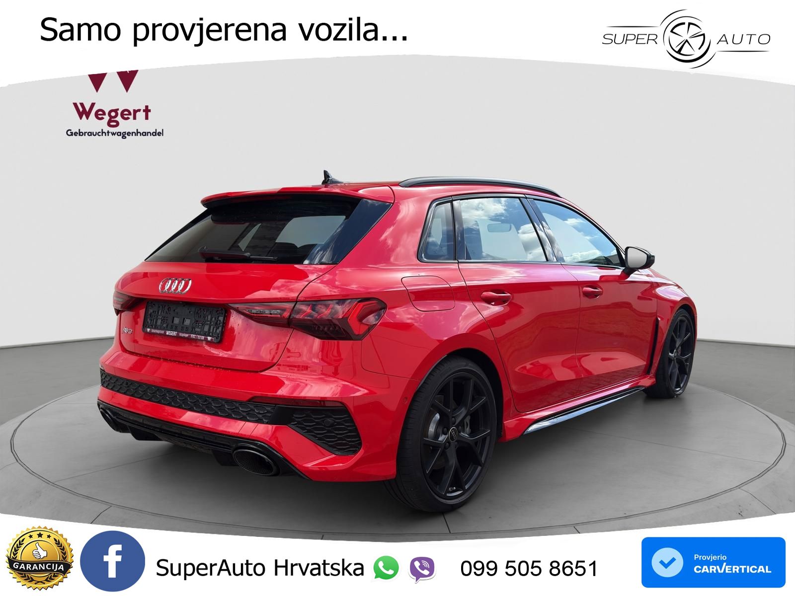 Audi RS3 Sedan 2.5 TFSI (400 KS) quattro S tronic LED+GR SJED+ACC
