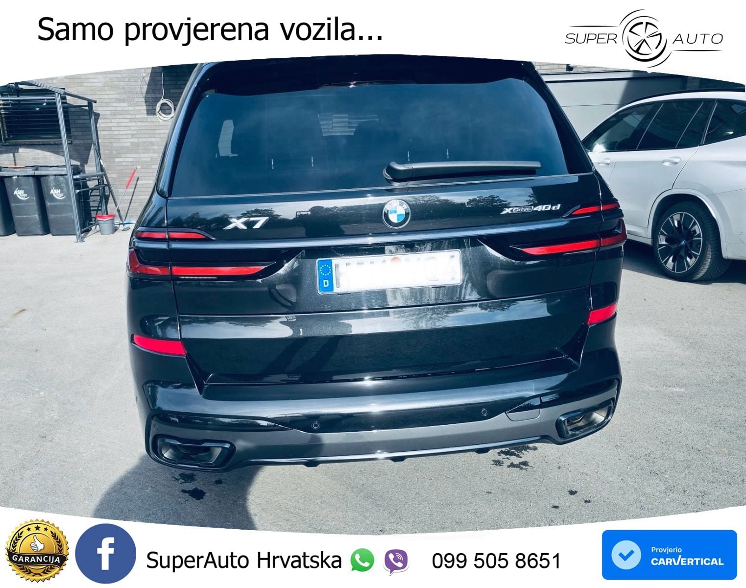 BMW X7 40d (352 KS) xDrive Steptronic M Sport ZRAČNI+ACC+GR SJED+KAM+PANO