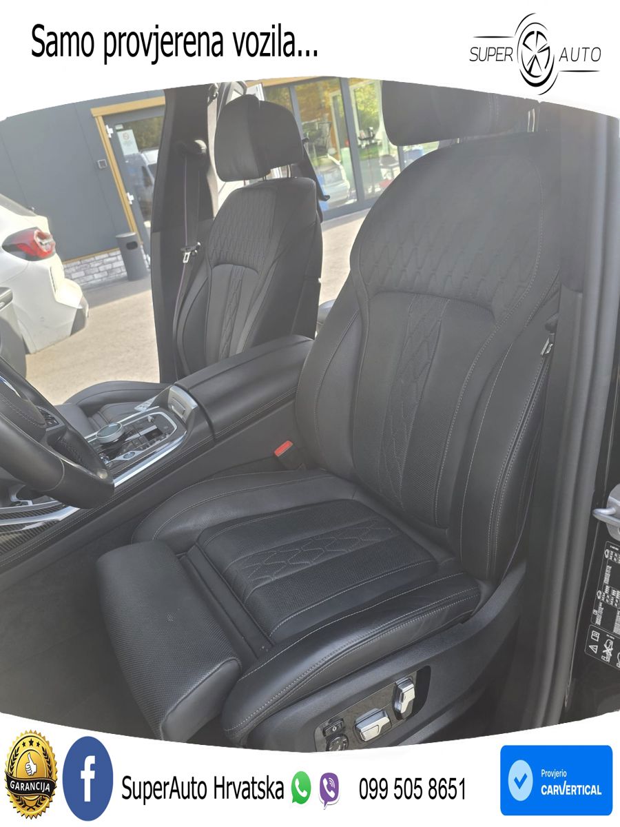 BMW X7 40d (352 KS) xDrive Steptronic M Sport ZRAČNI+ACC+GR SJED+KAM+PANO