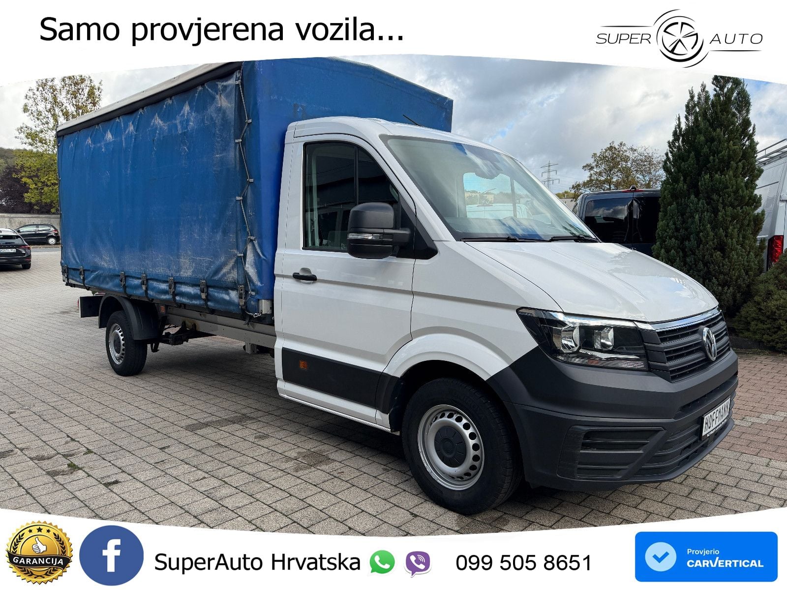 Volkswagen Crafter Pritsche 35 lang Schiebeplane RE+LI 177 KS