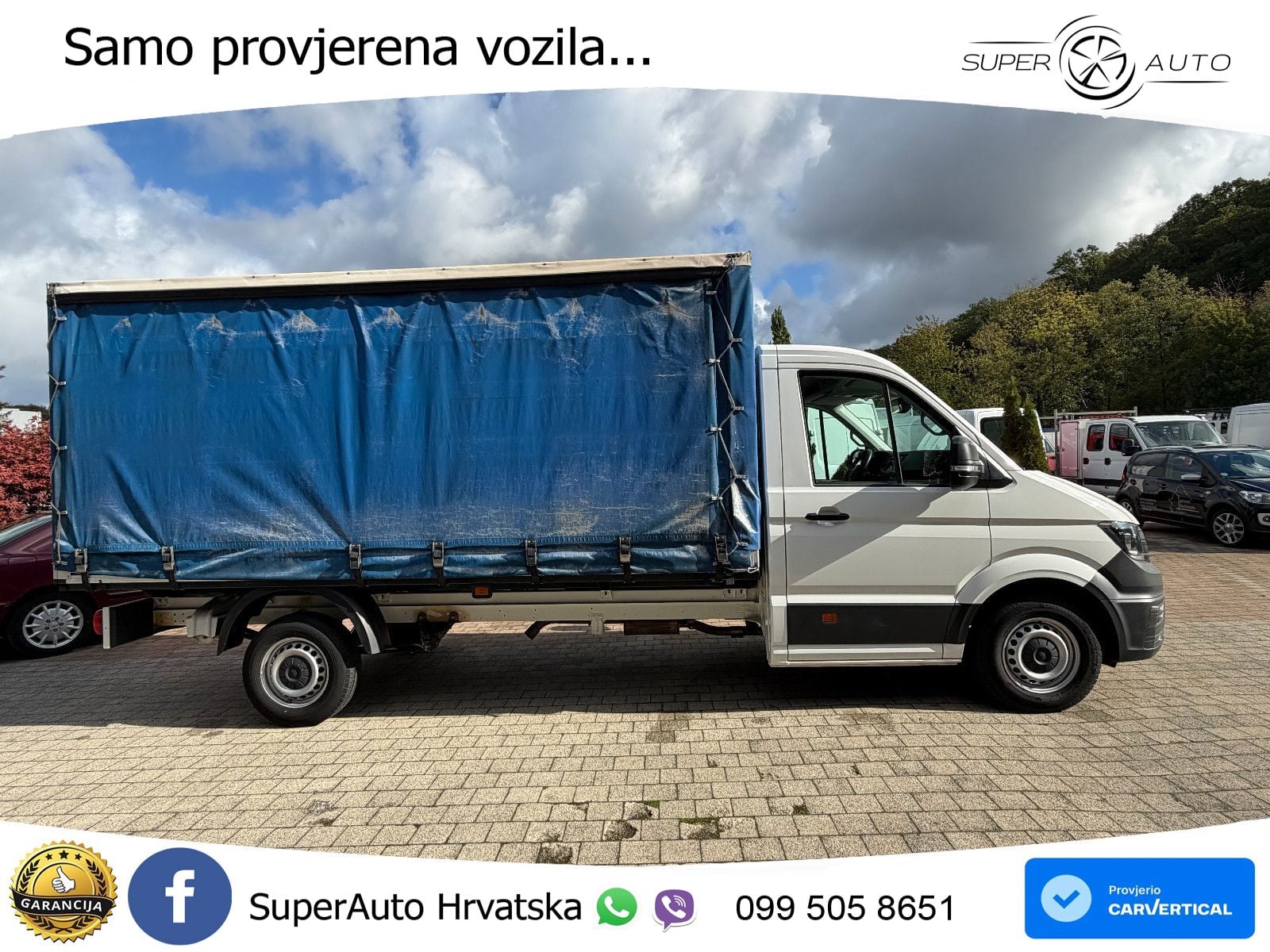 Volkswagen Crafter Pritsche 35 lang Schiebeplane RE+LI 177 KS