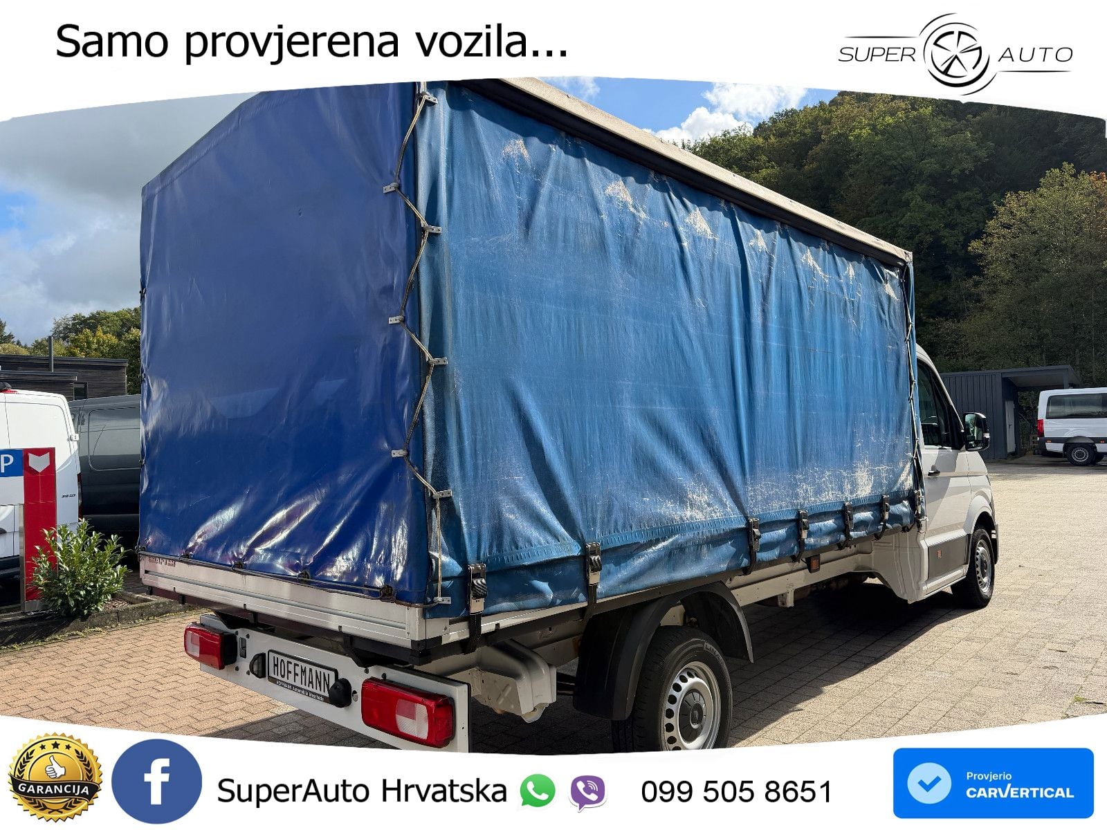 Volkswagen Crafter Pritsche 35 lang Schiebeplane RE+LI 177 KS