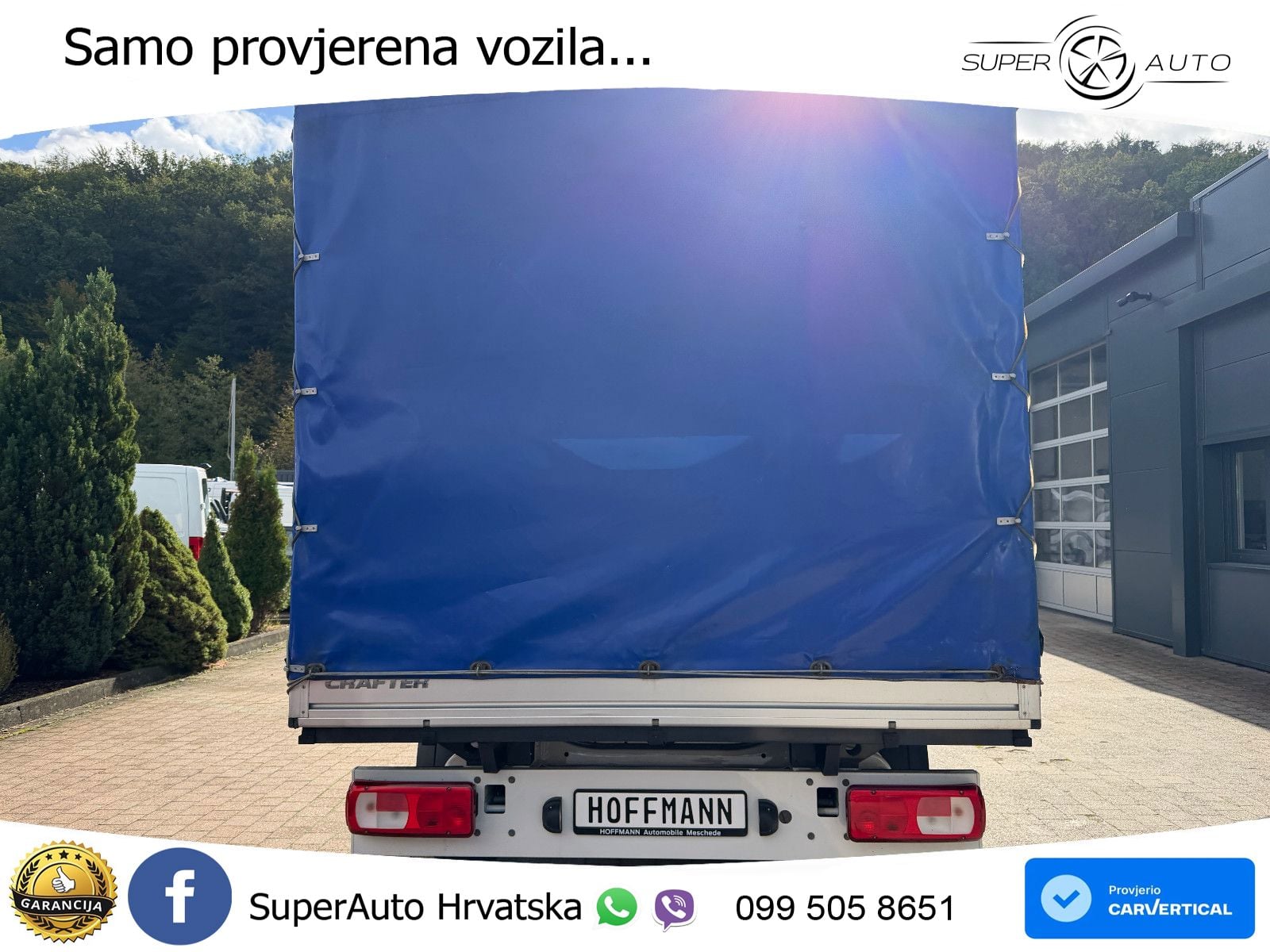 Volkswagen Crafter Pritsche 35 lang Schiebeplane RE+LI 177 KS