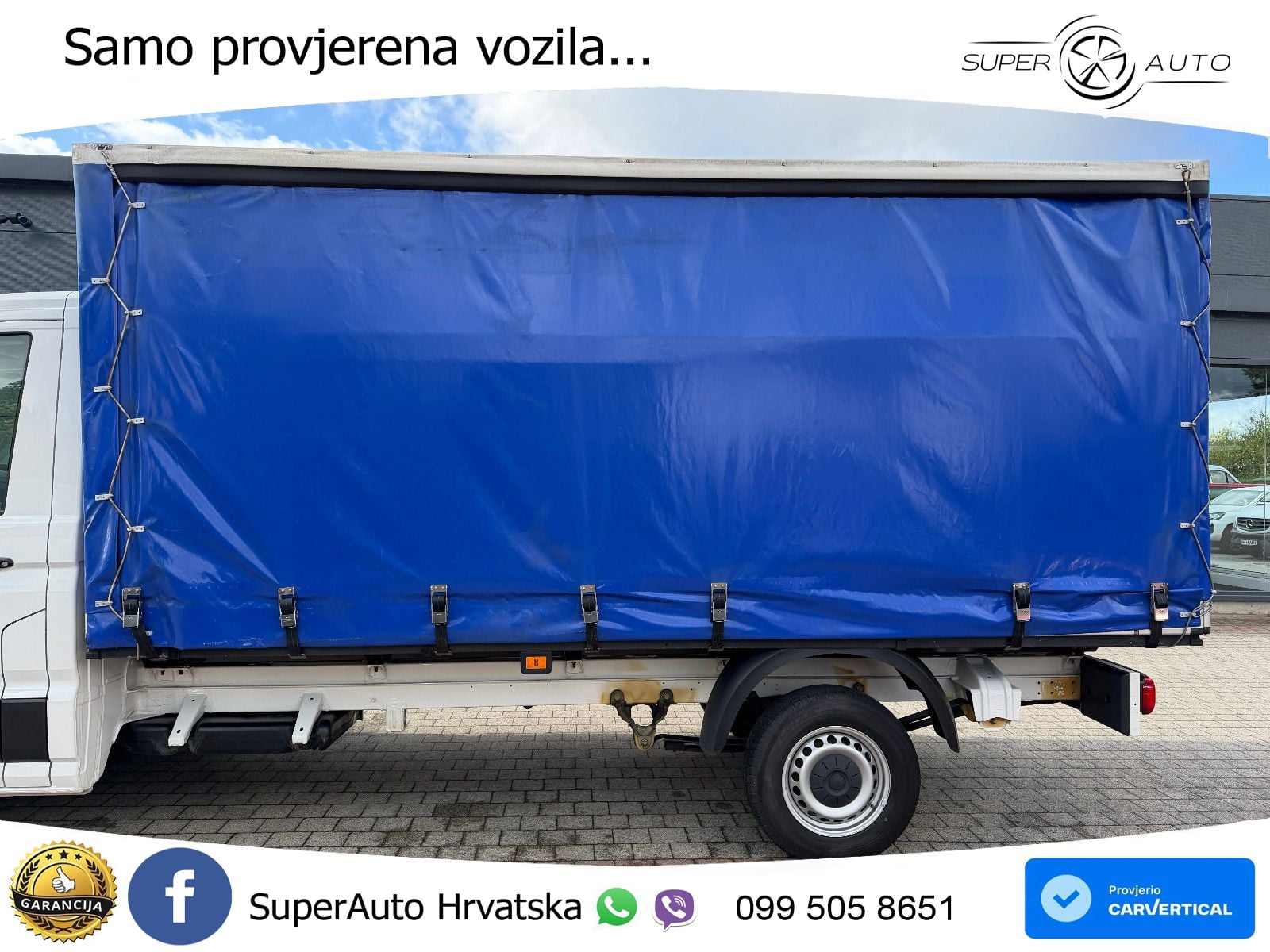 Volkswagen Crafter Pritsche 35 lang Schiebeplane RE+LI 177 KS
