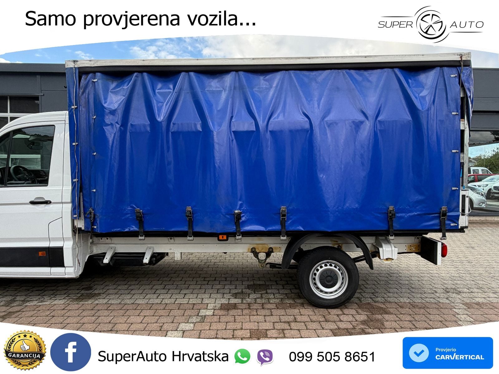 Volkswagen Crafter Pritsche 35 lang Schiebeplane RE+LI 177 KS