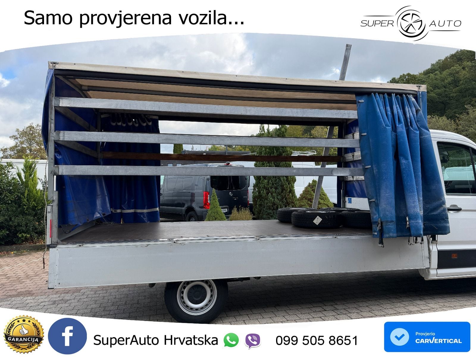 Volkswagen Crafter Pritsche 35 lang Schiebeplane RE+LI 177 KS