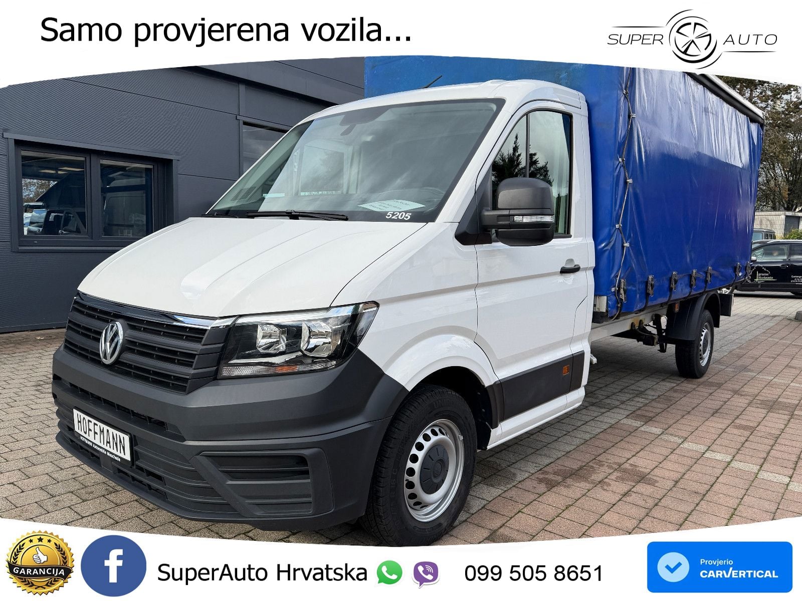 Volkswagen Crafter Pritsche 35 lang Schiebeplane RE+LI 177 KS