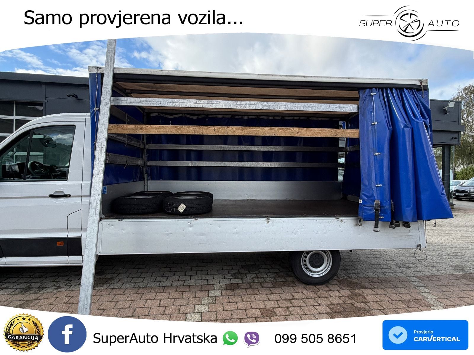 Volkswagen Crafter Pritsche 35 lang Schiebeplane RE+LI 177 KS