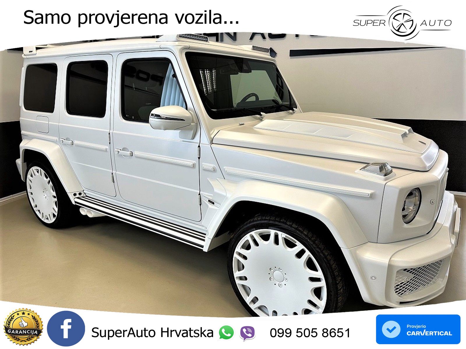 Mercedes AMG G 63 Long V8 (585 KS) 4MATIC 9G-TRONIC AMG SPEEDSHIFT TCT Brabus LED+GR SJED+ACC