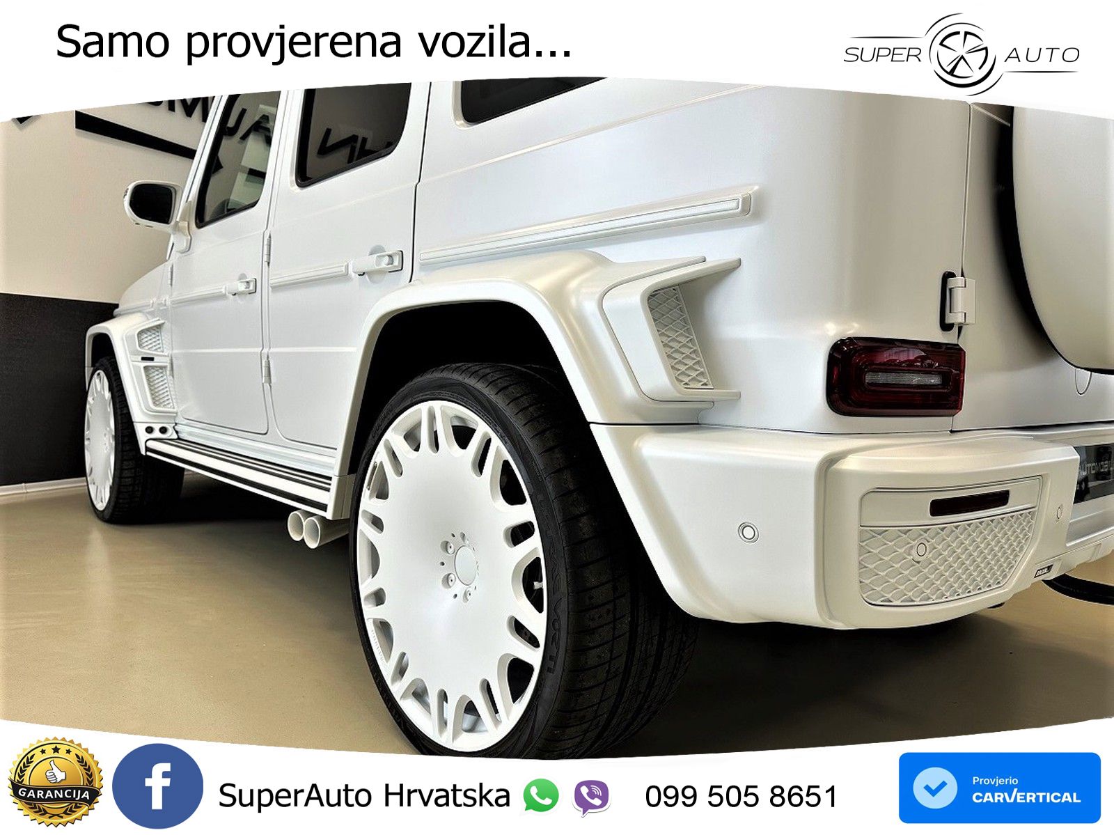 Mercedes AMG G 63 Long V8 (585 KS) 4MATIC 9G-TRONIC AMG SPEEDSHIFT TCT Brabus LED+GR SJED+ACC
