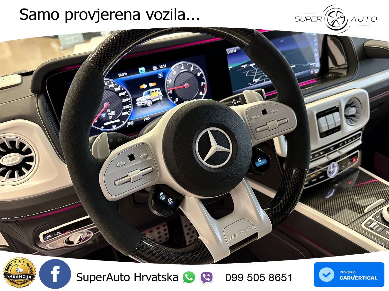 Mercedes AMG G 63 Long V8 (585 KS) 4MATIC 9G-TRONIC AMG SPEEDSHIFT TCT Brabus LED+GR SJED+ACC