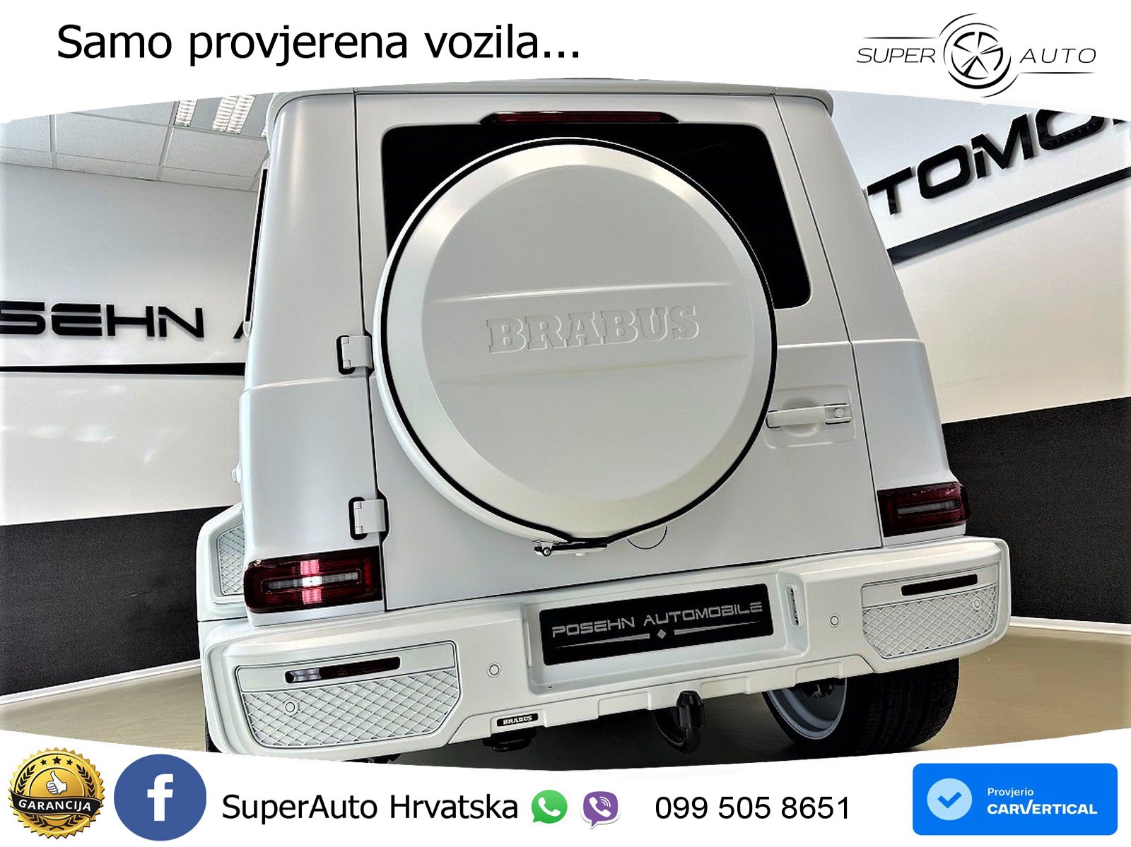 Mercedes AMG G 63 Long V8 (585 KS) 4MATIC 9G-TRONIC AMG SPEEDSHIFT TCT Brabus LED+GR SJED+ACC