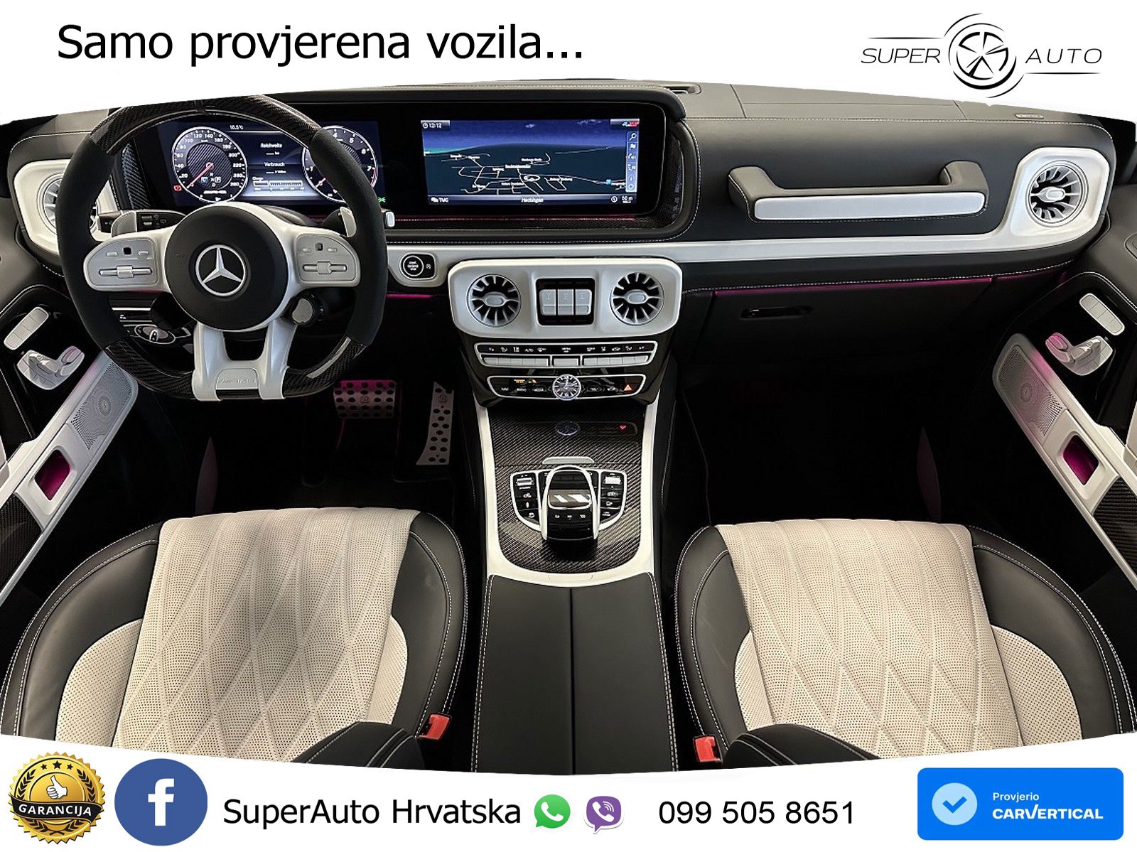 Mercedes AMG G 63 Long V8 (585 KS) 4MATIC 9G-TRONIC AMG SPEEDSHIFT TCT Brabus LED+GR SJED+ACC