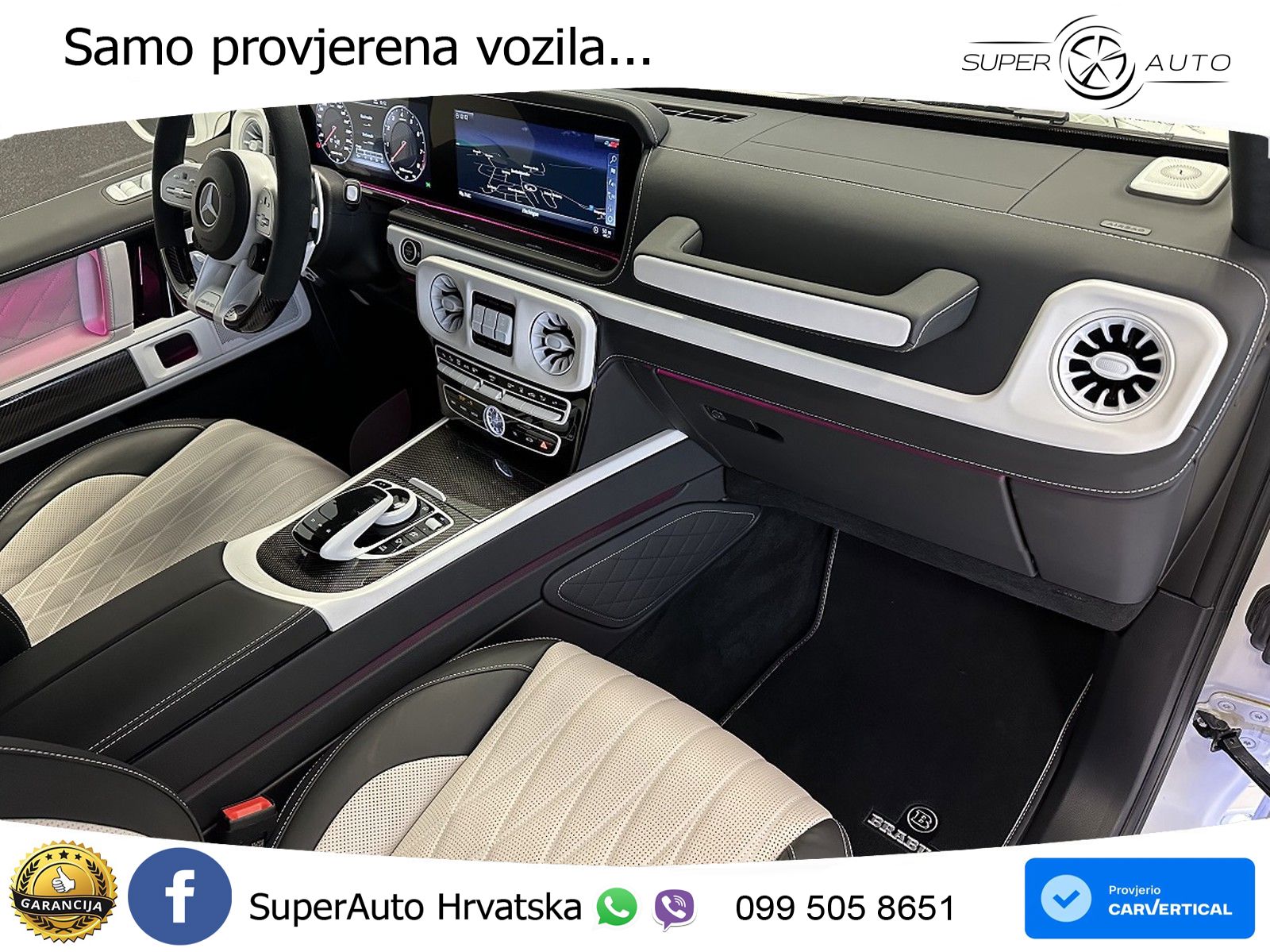 Mercedes AMG G 63 Long V8 (585 KS) 4MATIC 9G-TRONIC AMG SPEEDSHIFT TCT Brabus LED+GR SJED+ACC