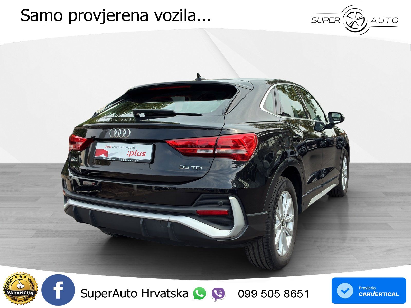 Audi Q3 Sportback 35 TDI (150 KS) S tronic S line