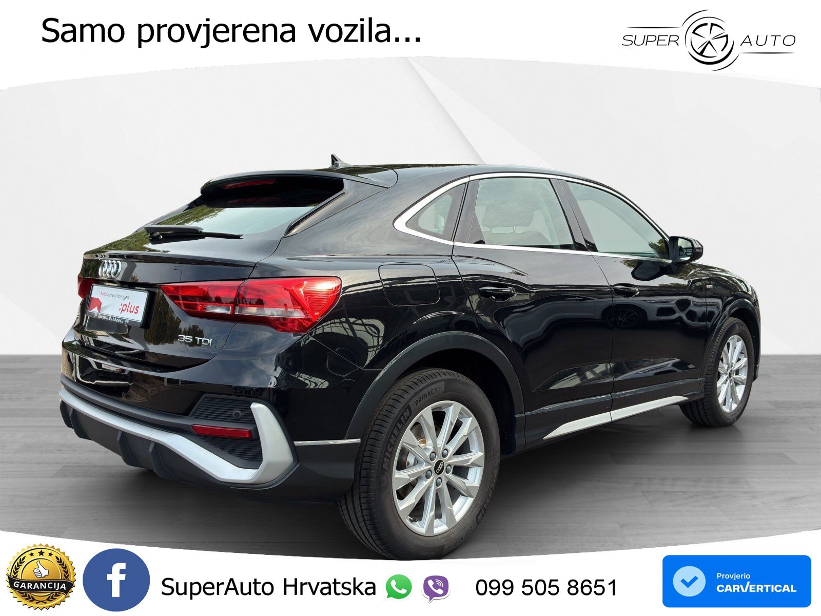 Audi Q3 Sportback 35 TDI (150 KS) S tronic S line
