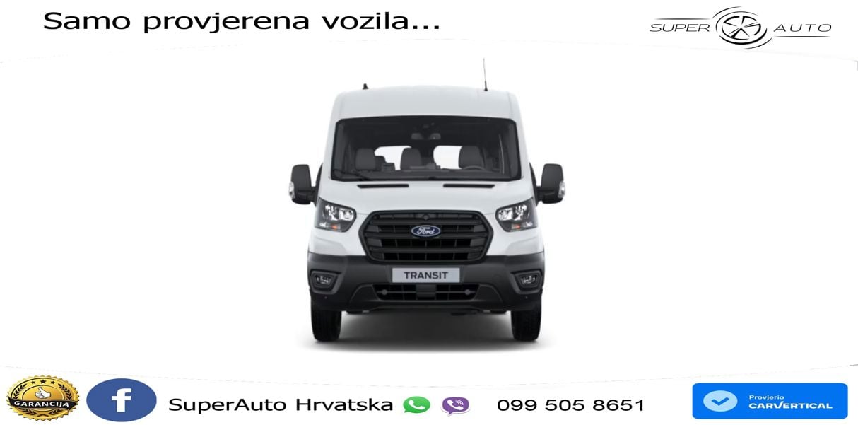 Ford Transit Kombi Trend 350 L3 NAVI*PDC*SHZ*CAM 150 KS