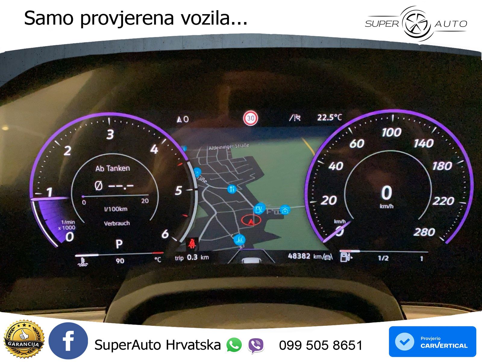 Volkswagen Touareg 3.0 V6 TDI (286 KS) 4MOTION Tiptronic ZRAČNI+ACC+GR SJED+KAM+PANO